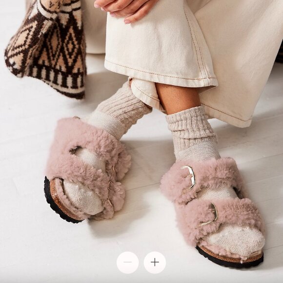 NWT Birkenstock Arizona Teddy slippers - Picture 5 of 7